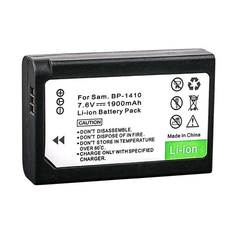                             Batteri til Samsung EV-NX30ZZBGBUS (7.6V, 1900mAh) 1 Batteri + 1 Lader                             
                                                        
                            