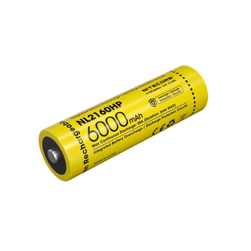 Batteri til Nitecore 21700 NL2160HP 3.6V 6000mAh