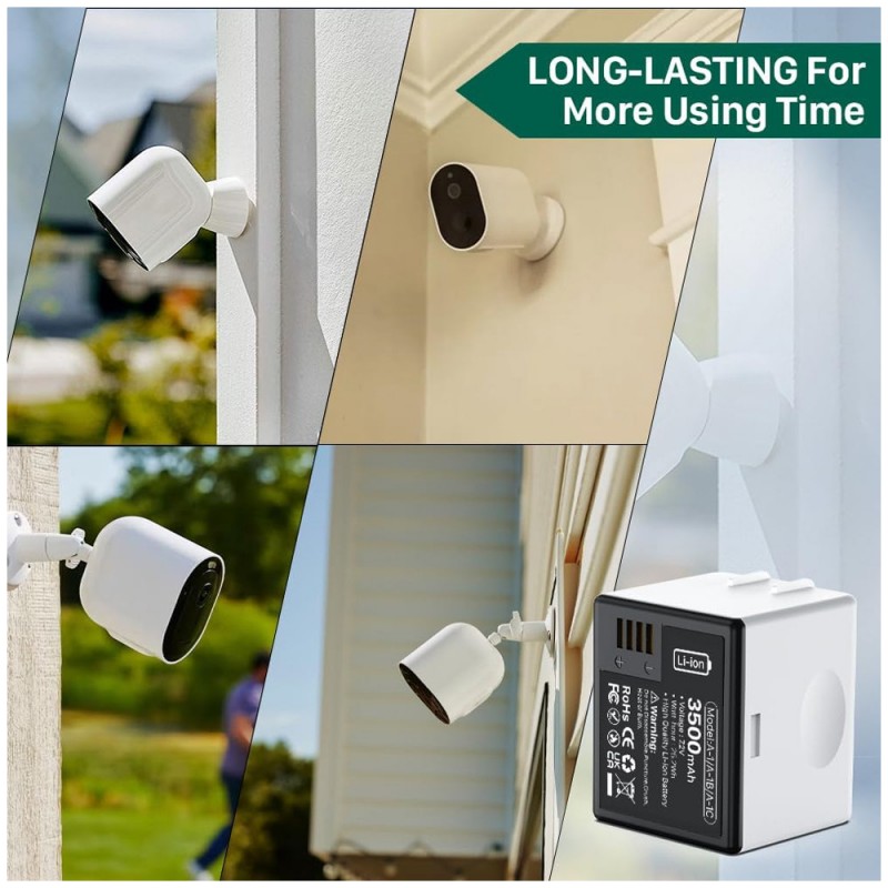                             Batteri til Arlo A-1 7.2V 3500mAh (7.2V, 3500mAh)                            
                                                        
                            