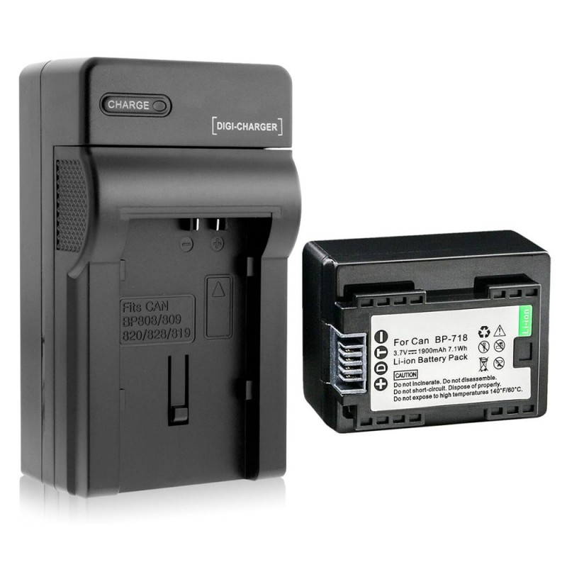 Batteri til Canon LEGRIA HF R48 (3.6V, 1800mAh, 1 Batteri + 1 Lader)
Batteri til Canon LEGRIA HF R48 (3.6V, 1800mAh, 1 Batteri + 1 Lader)