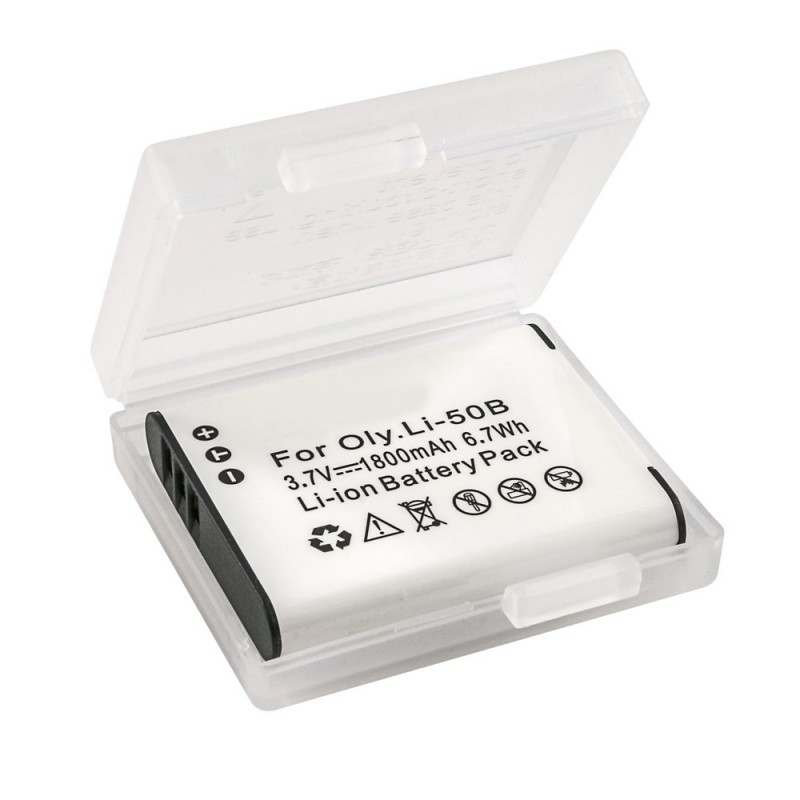                             Batteri til Olympus SP-815UZ (3.7V, 1800mA) 1 Batteri + 1 Lader                             
                                                        
                            