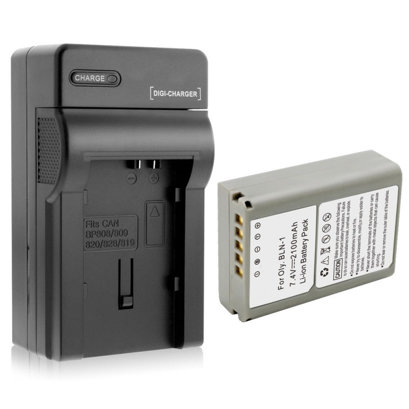 Batteri til Olympus EM5 (7.4V, 2100mAh, 1 Batteri + 1 Lader)
Batteri til Olympus EM5 (7.4V, 2100mAh, 1 Batteri + 1 Lader)