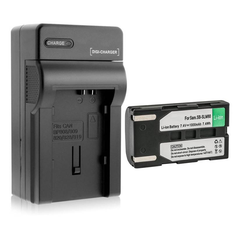                             Batteri til Samsung VP-DC171Bi (7.4V, 1000mAh) 1 Batteri + 1 Lader                             
                                                        
                            