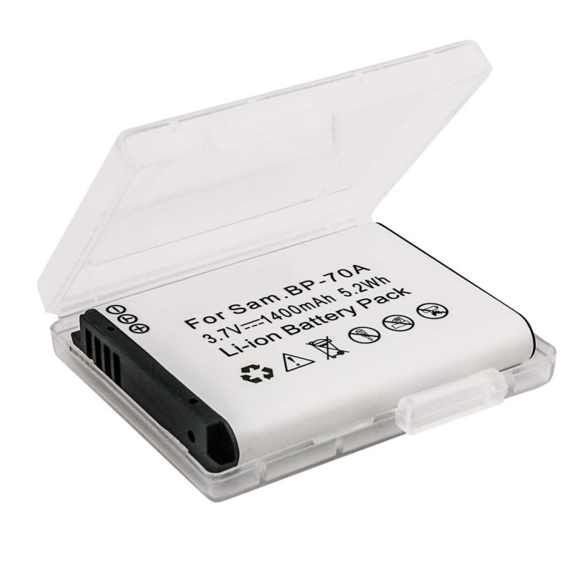                             Batteri til Samsung ST75 (3.7V, 1400mAh) 2 Batteri + 1 Lader                             
                                                        
                            