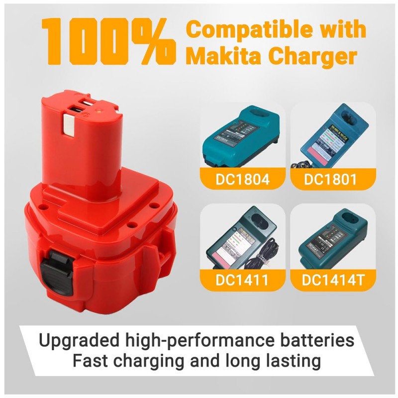                             Batteri til Makita 1235F (12V, 3000mAh)                            
                                                        
                            