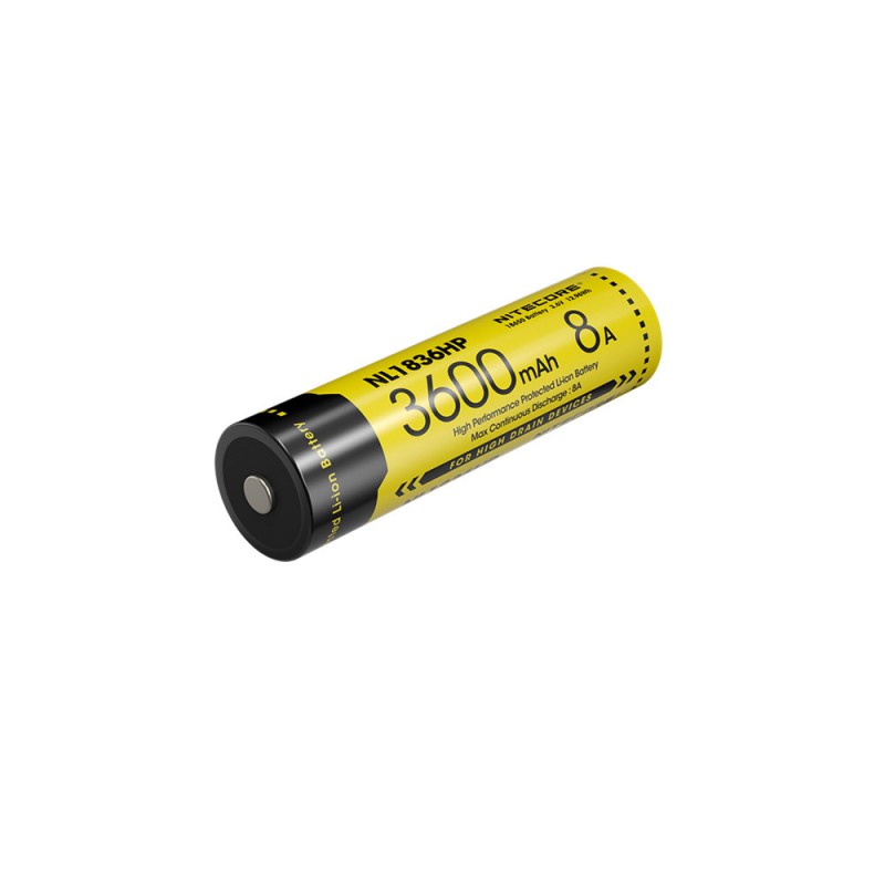 Batteri til Nitecore Oppladbart 18650 NL1836HP 3.6V 3600mAh