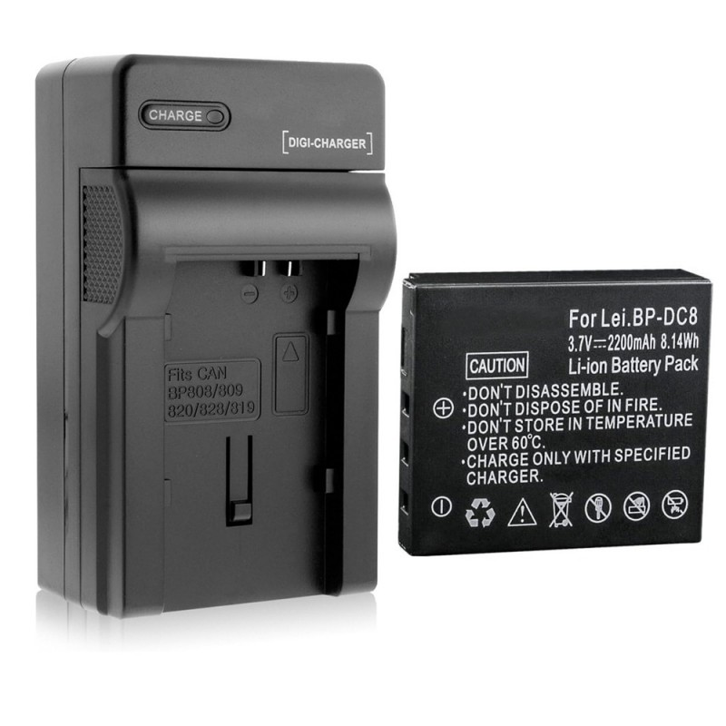 Batteri til Leica BC-DC8 (3.7V, 2200mAh, 1 Batteri + 1 Lader)
Batteri til Leica BC-DC8 (3.7V, 2200mAh, 1 Batteri + 1 Lader)