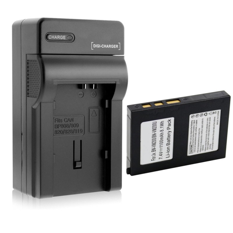                             Batteri til JVC GZ-MC200 (7.4V, 1100mAh) 1 Batteri + 1 Lader                             
                                                        
                            