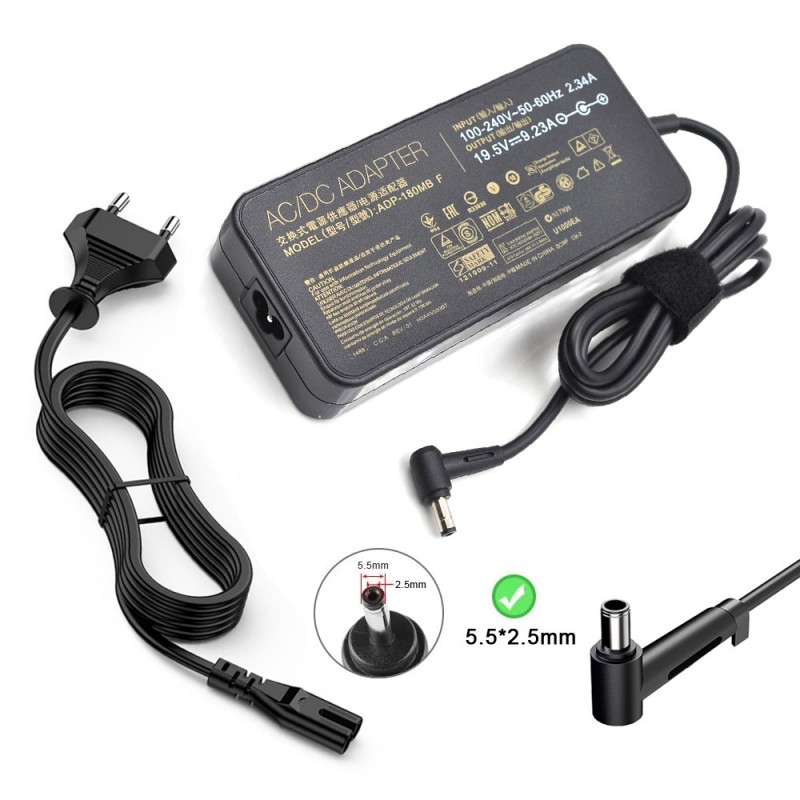 
                            Lader til Asus ROG G71G(19.5V, 9.23A, 180W, 5.5*2.5mm)                            
                            