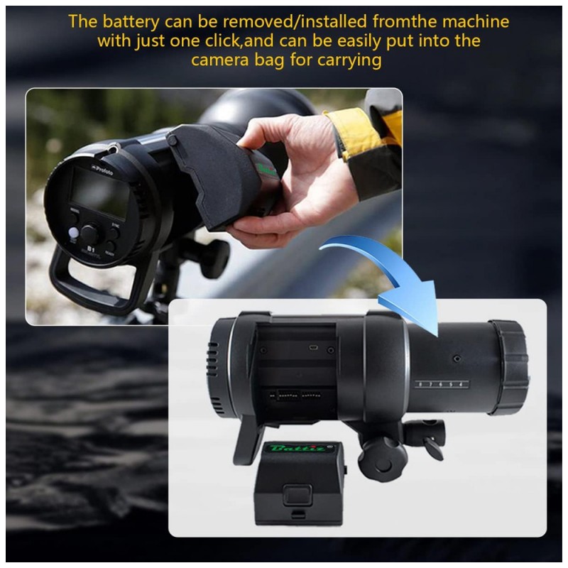                             Batteri til Profoto B1 (14.4V, 5000mAh)                            
                                                        
                            