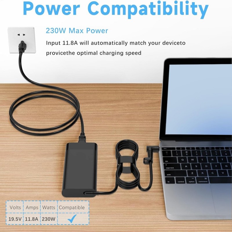 
                            Lader til HP 230W 19.5V 11.8A 7.4mm*5.0mm (19.5V, 11.8A, 230W, 7.4mm*5.0mm)                            
                            