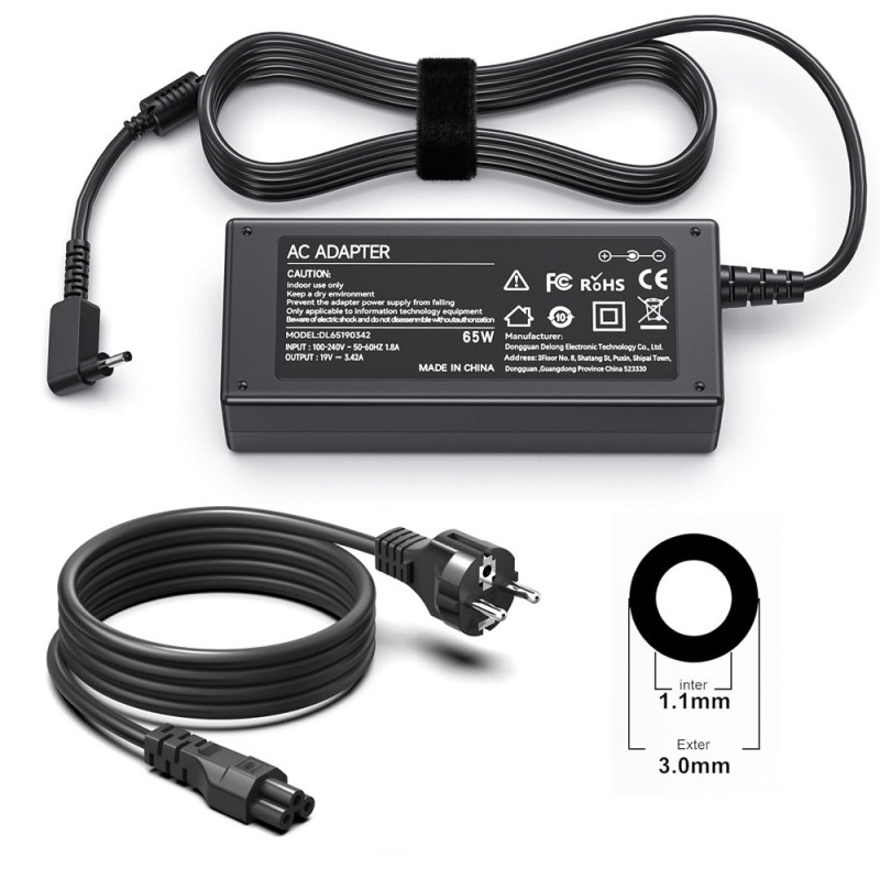 Lader til Acer Chromebook 15 C910(19V, 3.42A, 65W, 3.0*1.1mm)                            
                             
                            Lader til Acer Chromebook 15 C910(19V, 3.42A, 65W, 3.0*1.1mm)
