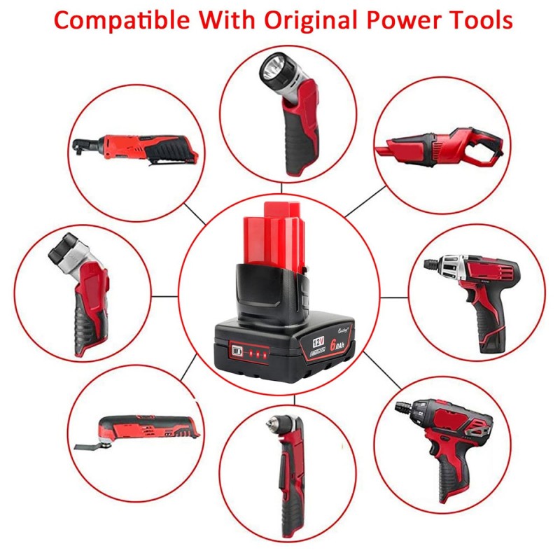                             Batteri til Milwaukee C12 PXP-I06202C (12V, 4000mAh)                            
                                                        
                            