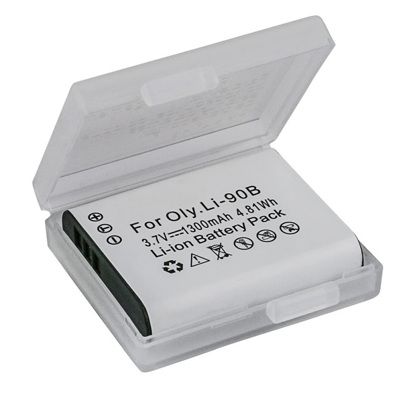                             Batteri til Olympus Stylus XZ-2 iHS (3.7V, 1300mAh) 2 Batteri + 1 Lader                             
                                                        
                            