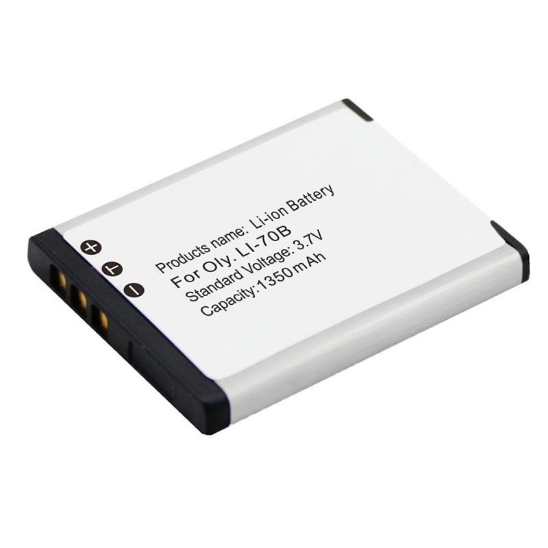                             Batteri til Olympus Li-70C (3.7V, 1350mAh) 1 Batteri + 1 Lader                             
                                                        
                            