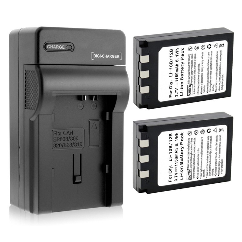 Batteri til Olympus Stylus 400 (3.7V, 1150mAh, 2 Batteri + 1 Lader)
Batteri til Olympus Stylus 400 (3.7V, 1150mAh, 2 Batteri + 1 Lader)