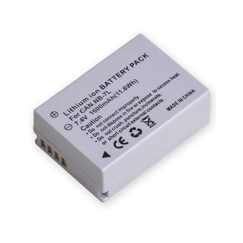                             Batteri til Canon PowerShot G10 IS (7.4V, 1060mAh) 1 Batteri + 1 Lader                             
                                                        
                            