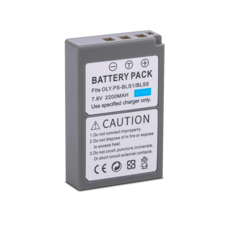                             Batteri til Olympus E-System E-400 (7.6V, 2200mAh) 1 Batteri + 1 Lader                             
                                                        
                            