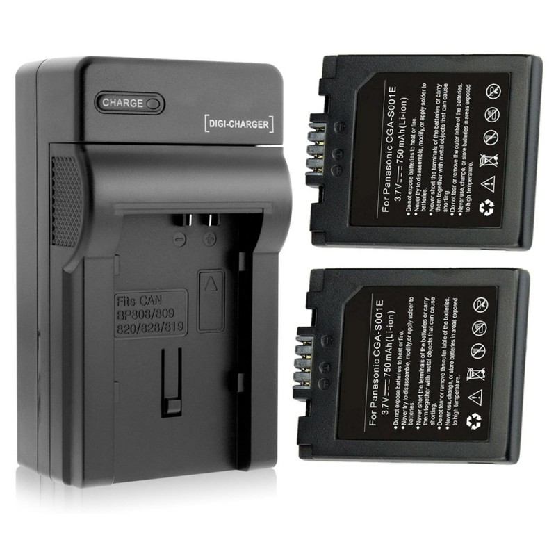                             Batteri til Leica BP-DC2 (3.7V, 750mAh, 2 Batteri + 1 Lader)                            
                                                        
                            