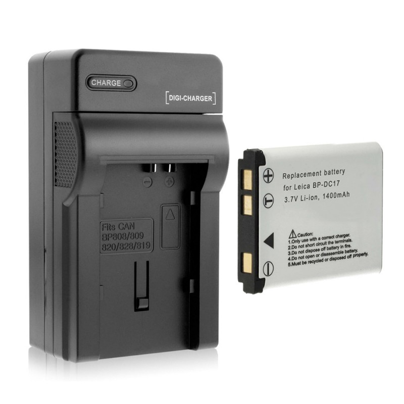 Batteri til Leica BC-DC17 (3.7V, 1400mAh, 1 Batteri + 1 Lader)
Batteri til Leica BC-DC17 (3.7V, 1400mAh, 1 Batteri + 1 Lader)