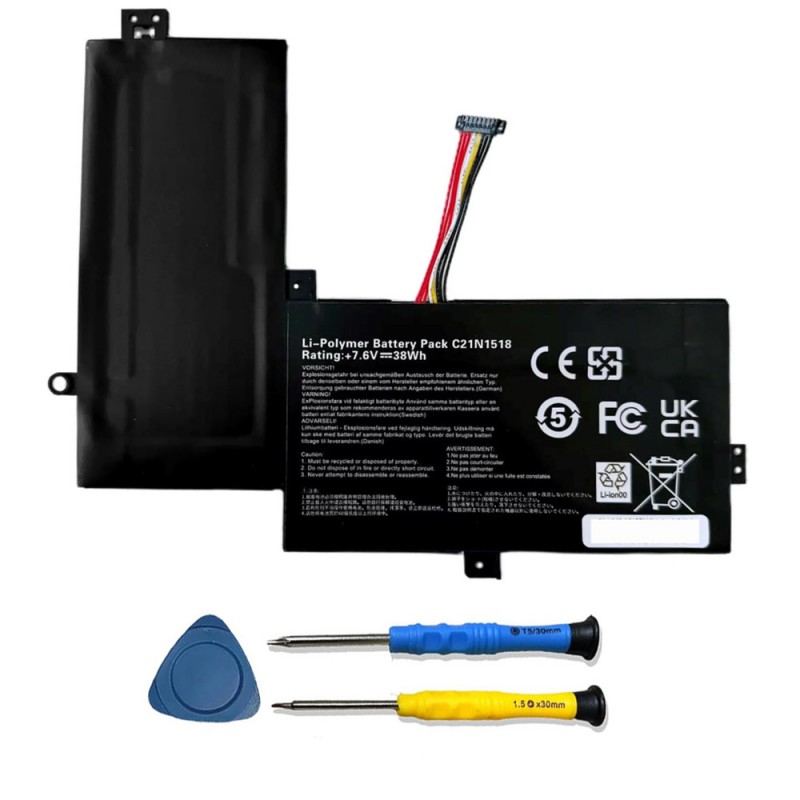                             Batteri til Asus VivoBook Flip TP501UA (7.6V, 38Wh)                            
                                                        
                            