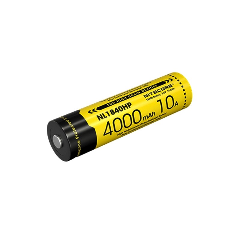 Batteri til Nitecore Oppladbart 18650 NL1840HP 3.6V 4000mAh