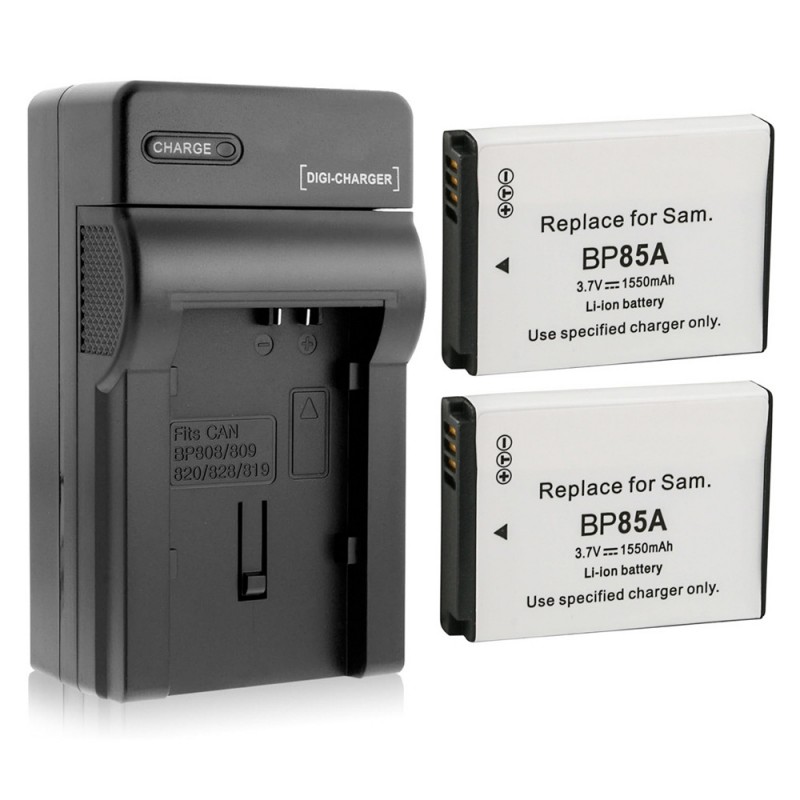                             Batteri til Samsung EC-SH100ZBPSUS (3.7V, 1550mAh) 2 Batteri + 1 Lader                             
                                                        
                            