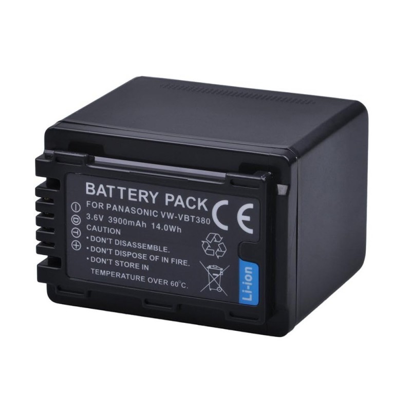                             Batteri til Panasonic HC-770EB (3.6V, 3900mAh) 1 Batteri + 1 Lader                             
                                                        
                            