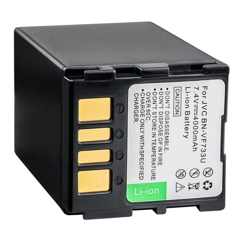                             Batteri til JVC GZ-MG60US (7.4V, 4000mAh) 1 Batteri + 1 Lader                             
                                                        
                            