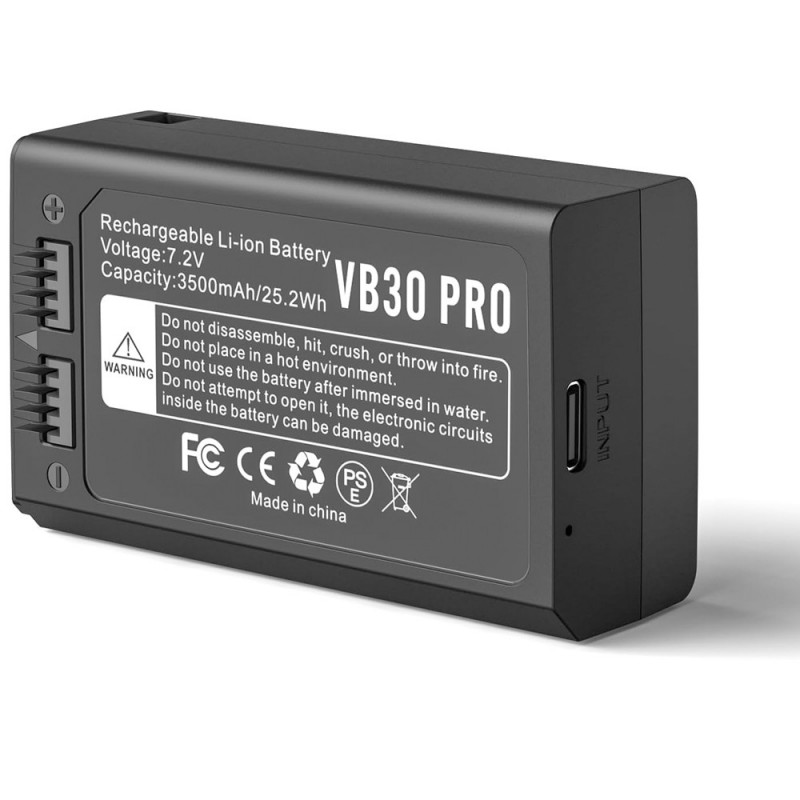 Batteri til GODOX V860 (7.2V, 3500mAh)                            
                                                        
                                                         Batteri til GODOX V860 (7.2V, 3500mAh)