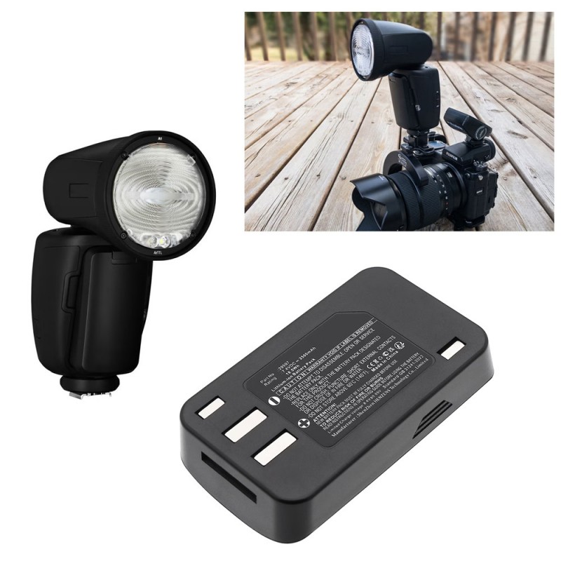                             Batteri til Profoto A1 7.4V 2500mAh (7.4V, 2500mAh)                            
                                                        
                            