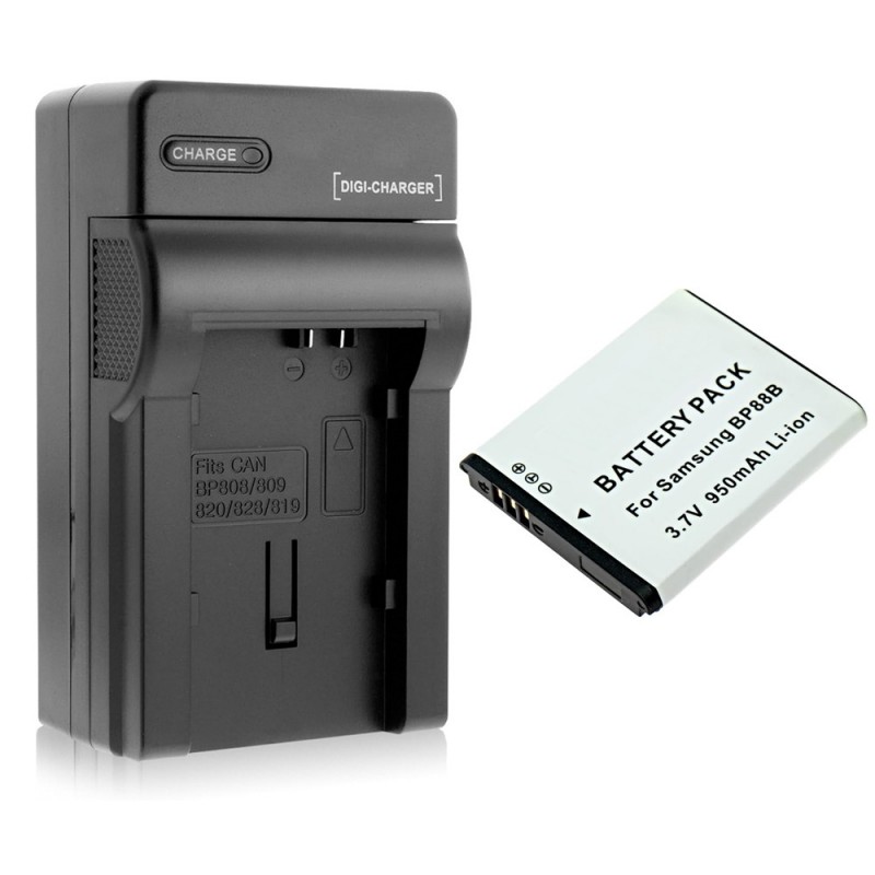                             Batteri til Samsung MV900F (3.7V, 950mAh) 1 Batteri + 1 Lader                             
                                                        
                            