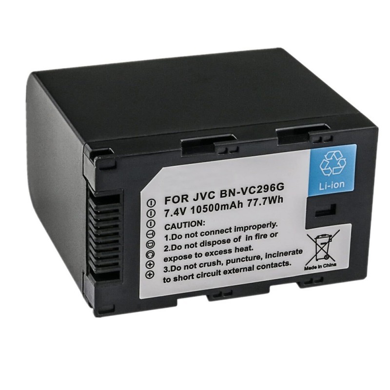                             Batteri til JVC AA-VC20U (7.4V, 10500mAh) 1 Batteri + 1 Lader                             
                                                        
                            