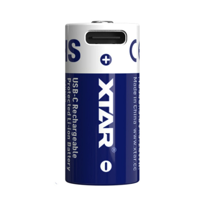 
                                                        
                                                        Batteri til Xtar 16340 RCR123 3.6V 900mAh USB-C
                            