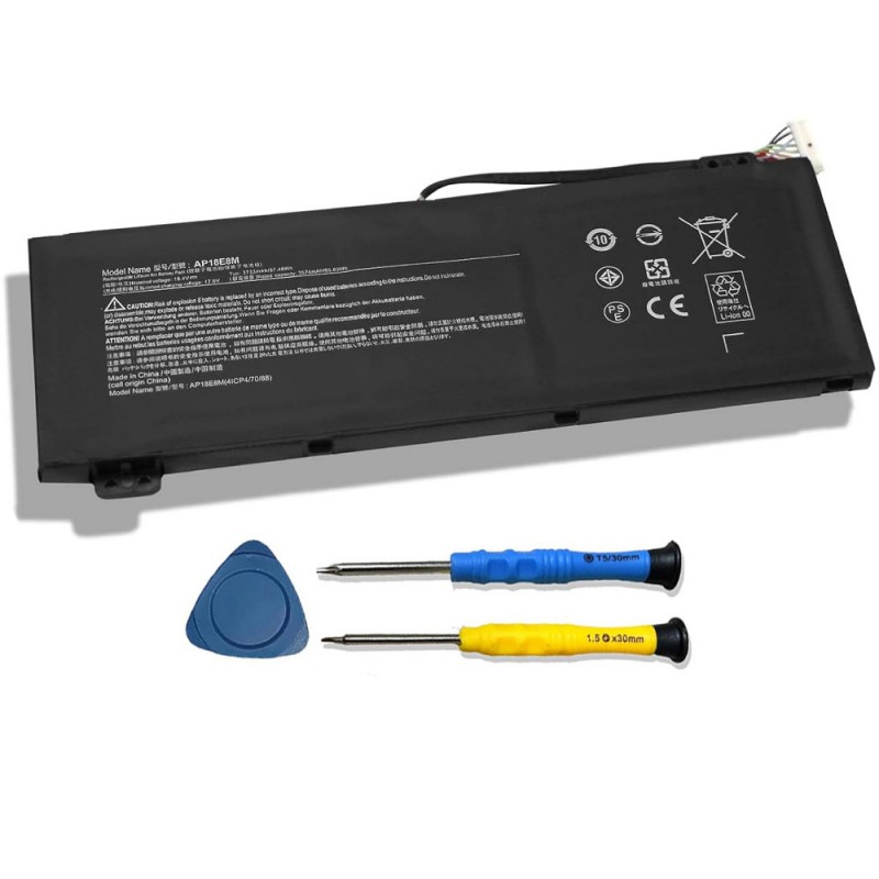                             Batteri til AP18E8M (15.4V, 3815mAh)                            
                                                        
                            