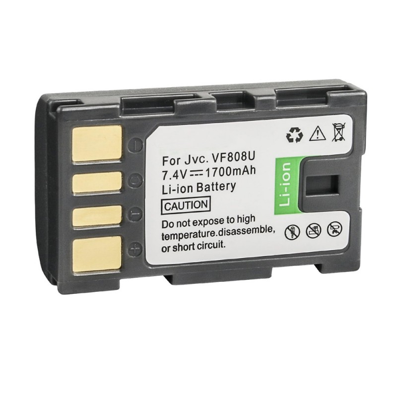                             Batteri til JVC GZ-MG630SUS (7.4V, 1700mAh) 1 Batteri + 1 Lader                             
                                                        
                            