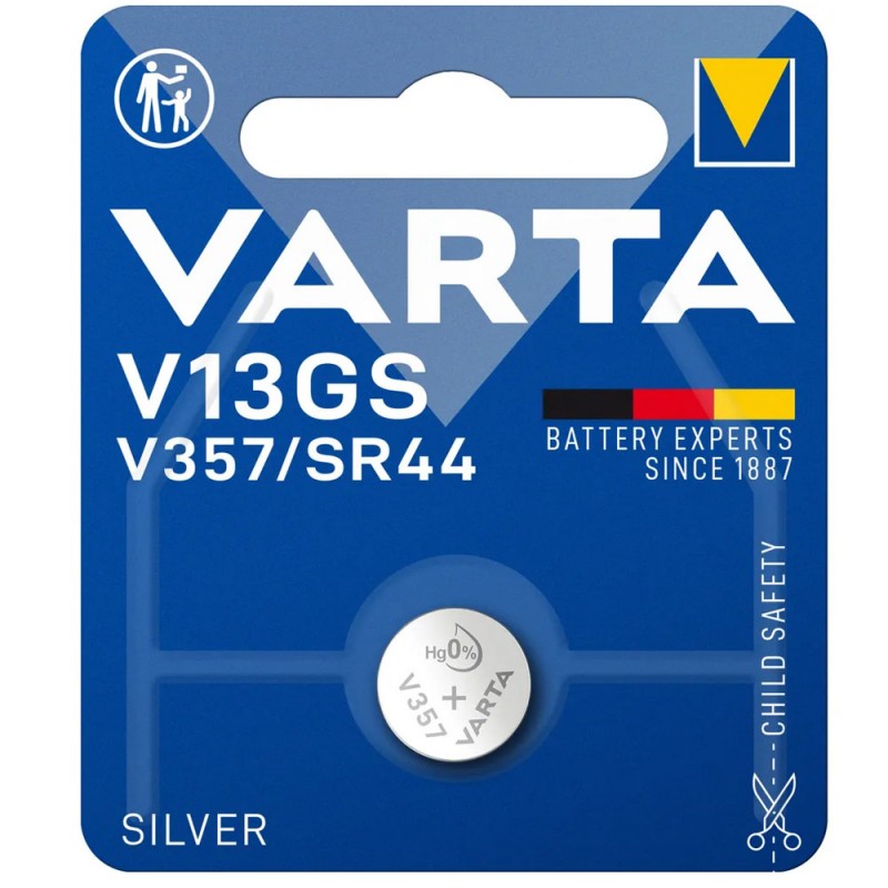 Batteri til VARTA knappcellebatteri V13GS/V357/SR44