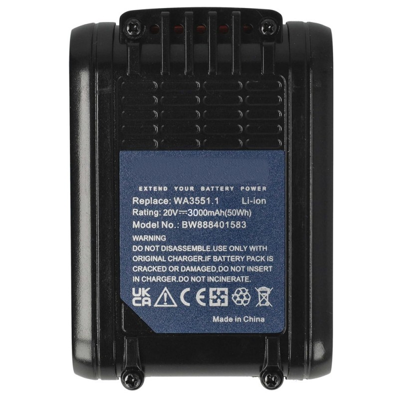                             Batteri til WX176.9 (20V, 5000mAh)                            
                                                        
                            