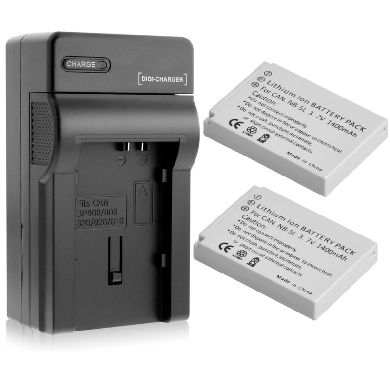 Batteri til Canon Digital IXUS 960 IS (3.7V, 1400mAh, 2 Batteri + 1 Lader)
Batteri til Canon Digital IXUS 960 IS (3.7V, 1400mAh, 2 Batteri + 1 Lader)