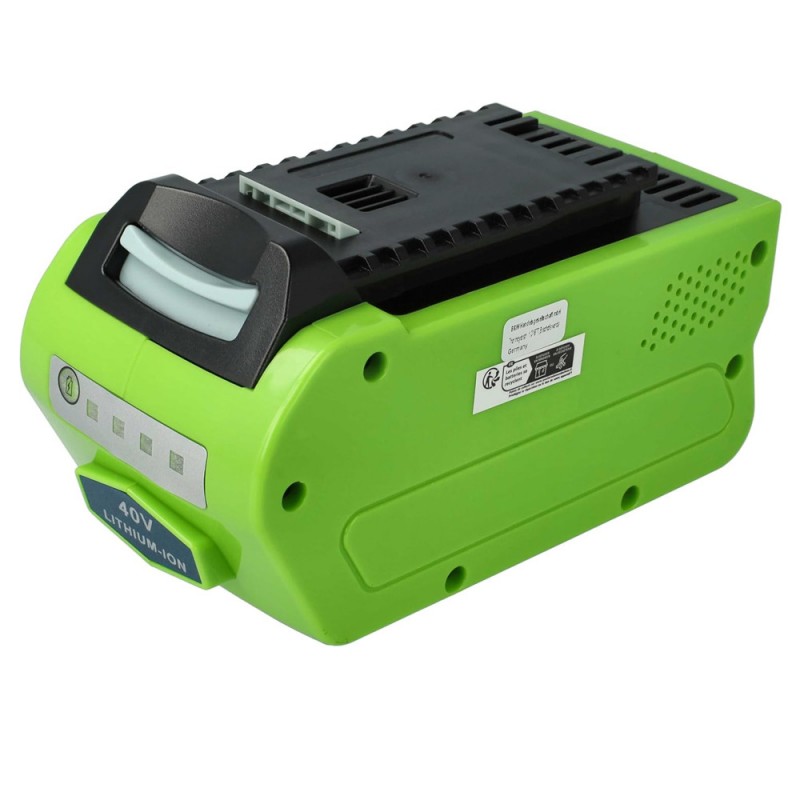 Batteri til Greenworks GD40CS40 (40V, 5000mAh)
Batteri til Greenworks GD40CS40 (40V, 5000mAh)