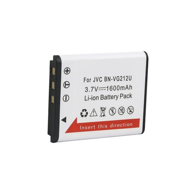                             Batteri til JVC GZ-VX895 (3.7V, 1600mAh) 2 Batteri + 1 Lader                             
                                                        
                            