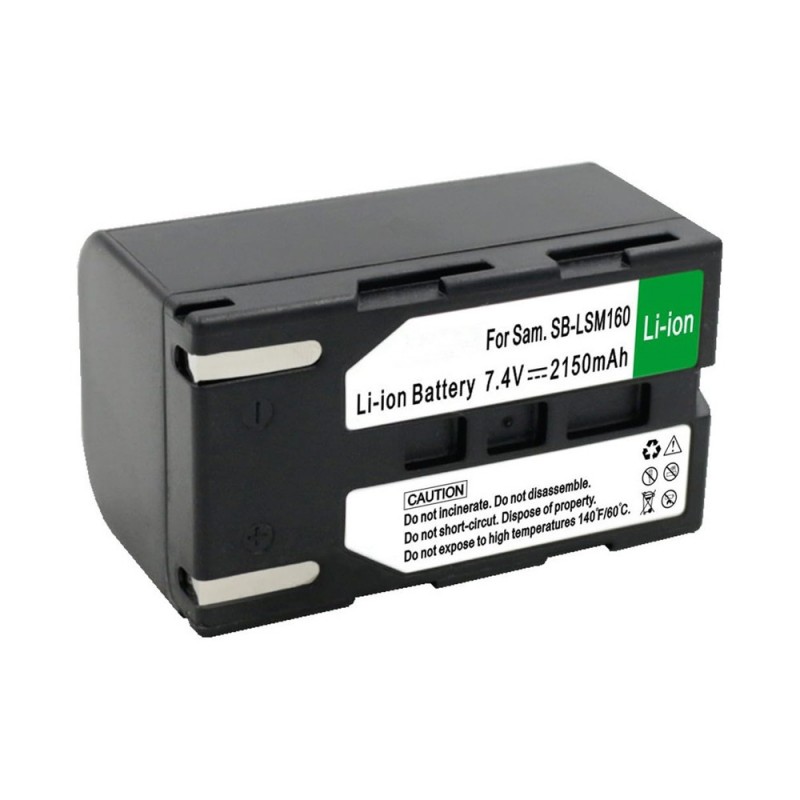                             Batteri til Samsung VP-DC171Bi (7.4V, 2150mAh) 1 Batteri + 1 Lader                             
                                                        
                            