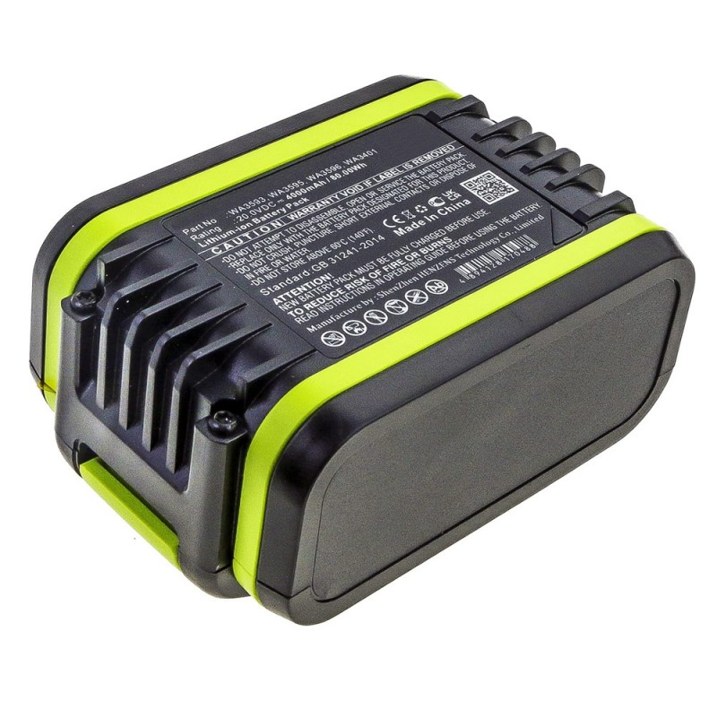                            Batteri til Worx WU172 (20V, 4000mAh)                            
                                                        
                            