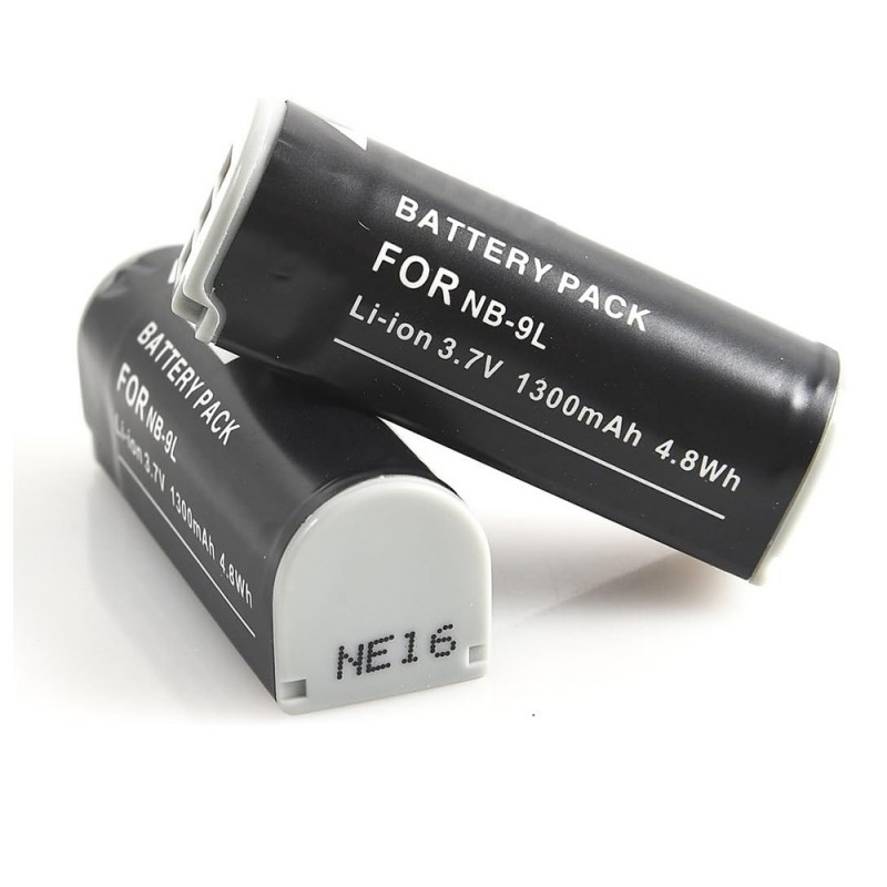                             Batteri til Canon NB-9L (3.7V, 900mAh) 1 Batteri + 1 Lader                             
                                                        
                            
