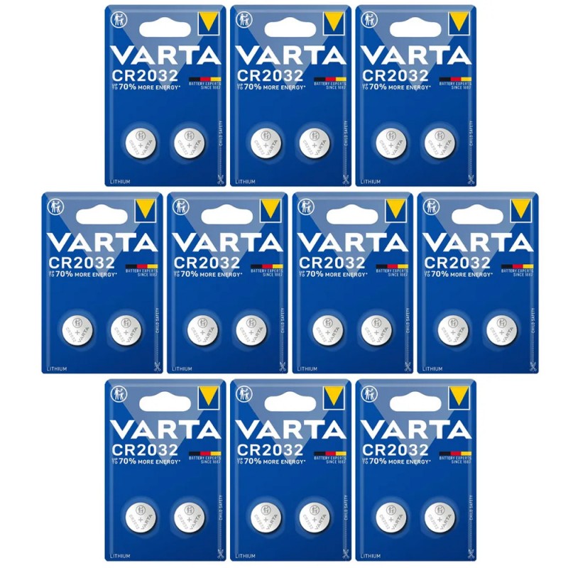 Batteri til VARTA CR2032 10 Pakke