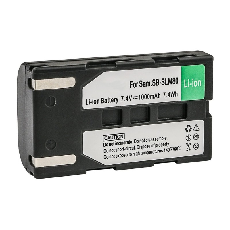                             Batteri til Samsung VP-DC171Bi (7.4V, 1000mAh) 2 Batteri + 1 Lader                             
                                                        
                            
