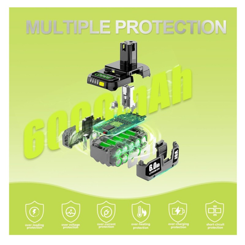                             Batteri til Ryobi RY1804 (18V, 3000mAh)                            
                                                        
                            