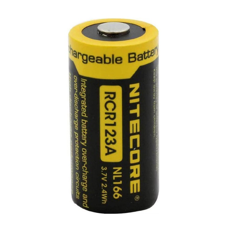 
                                                        
                                                        Batteri til Nitecore 16340 RCR123A NL166 3.7V 2.4WH
                            