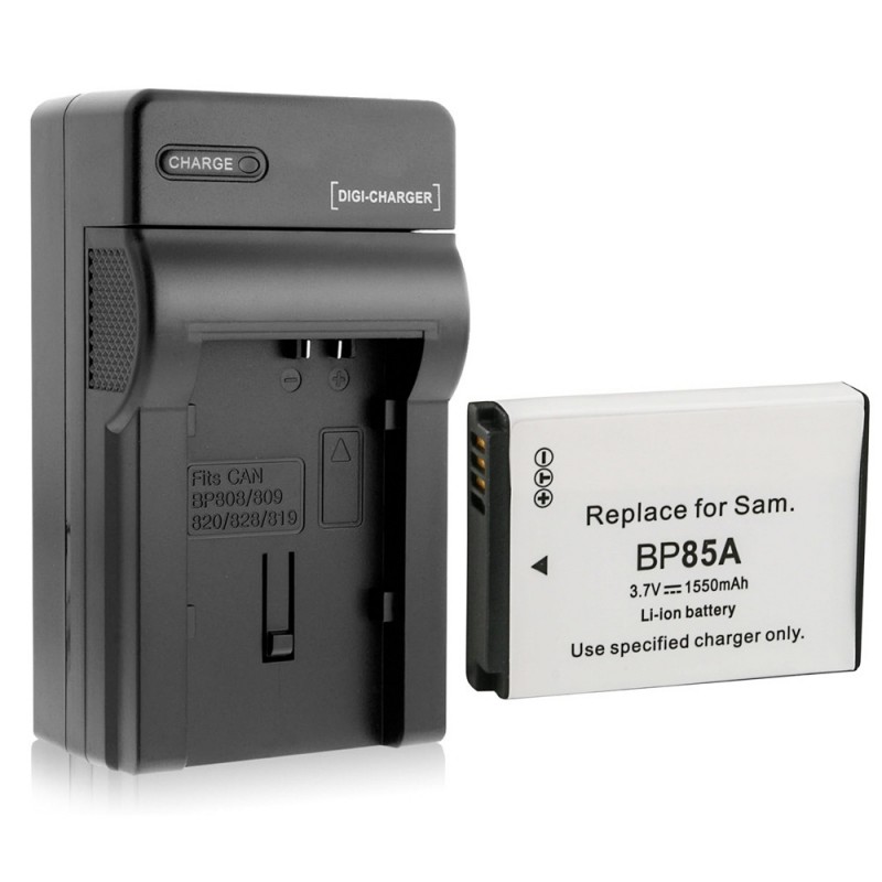                             Batteri til Samsung EC-SH100ZBPSUS (3.7V, 1550mAh) 1 Batteri + 1 Lader                             
                                                        
                            