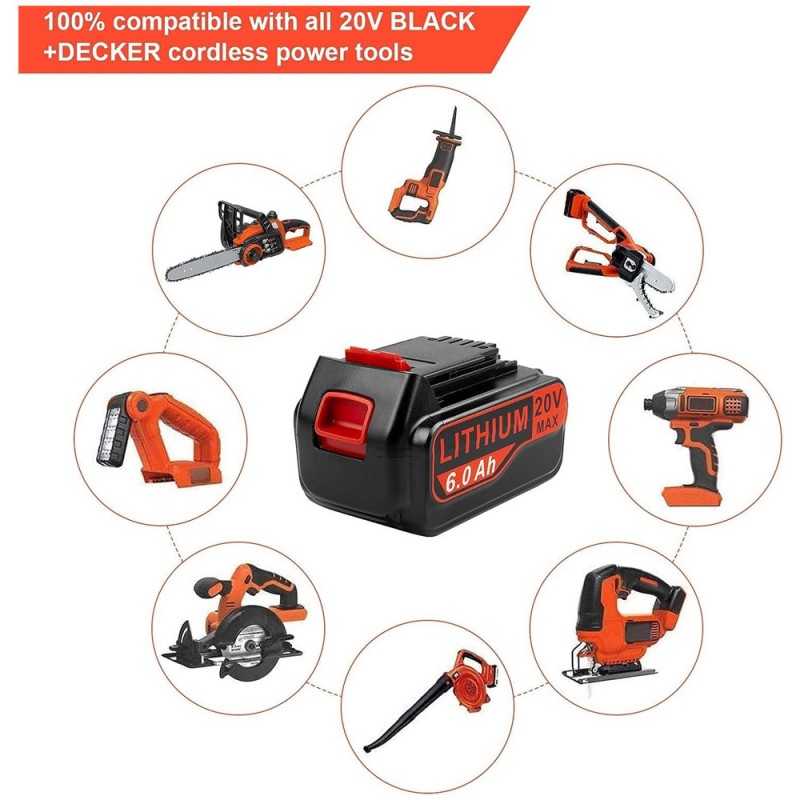                             Batteri til Black & Decker PCC640 (20V, 5000mAh)                            
                                                        
                            